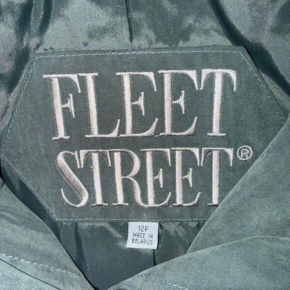 Insane rare vintage NWT preppy coquette suede trench coat - Picture 5 of 7